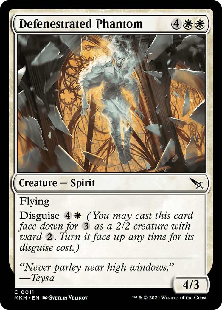 Defenestrated Phantom (MKM-011) - [Murders at Karlov Manor] Foil