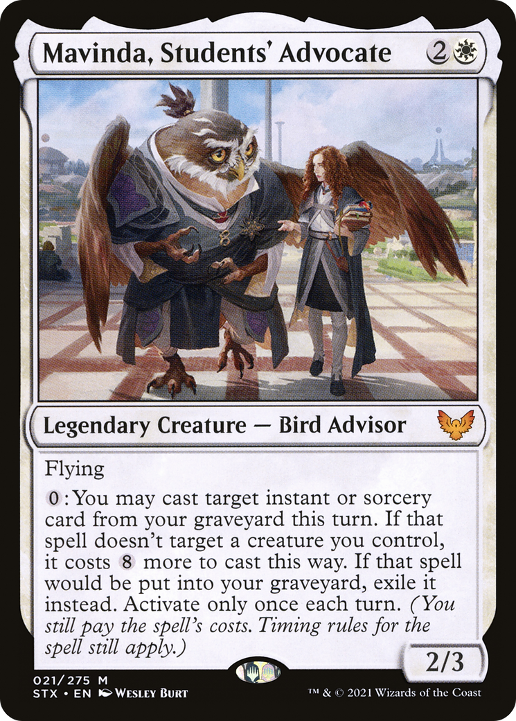 Mavinda, Students' Advocate (STX-021) - [Strixhaven: School of Mages] Foil