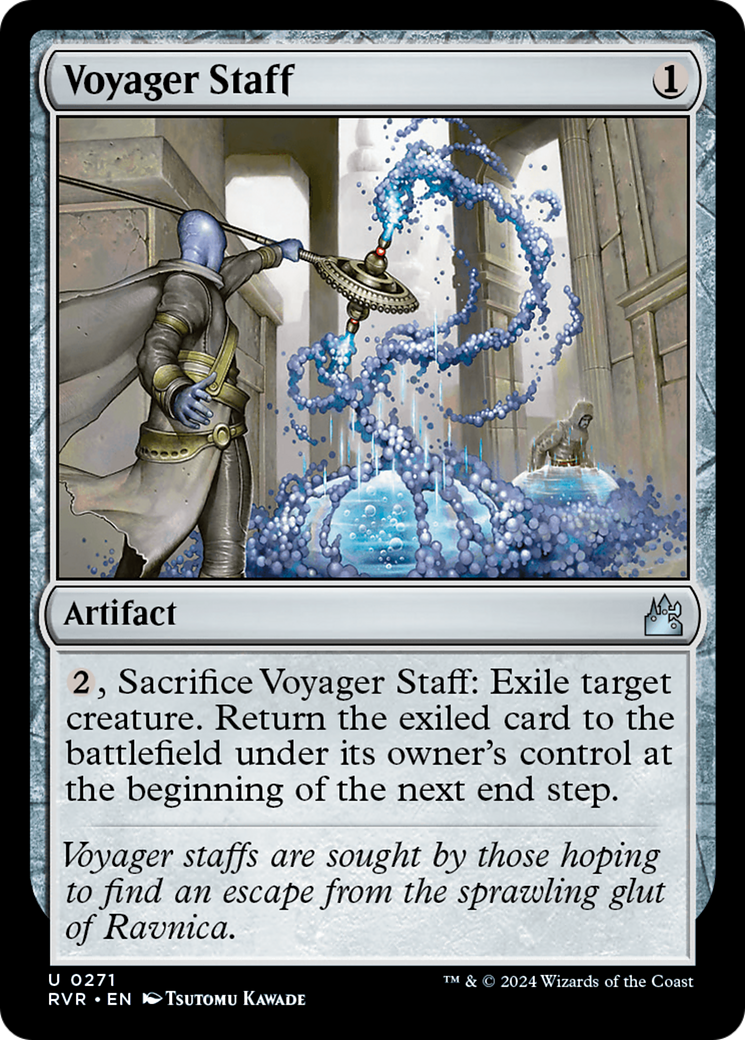 Voyager Staff (RVR-271) - [Ravnica Remastered] Foil