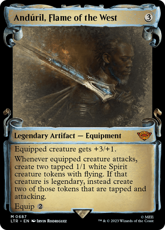 Andúril, Flame of the West (LTR-687) - [The Lord of the Rings: Tales of Middle-earth]: (Showcase)