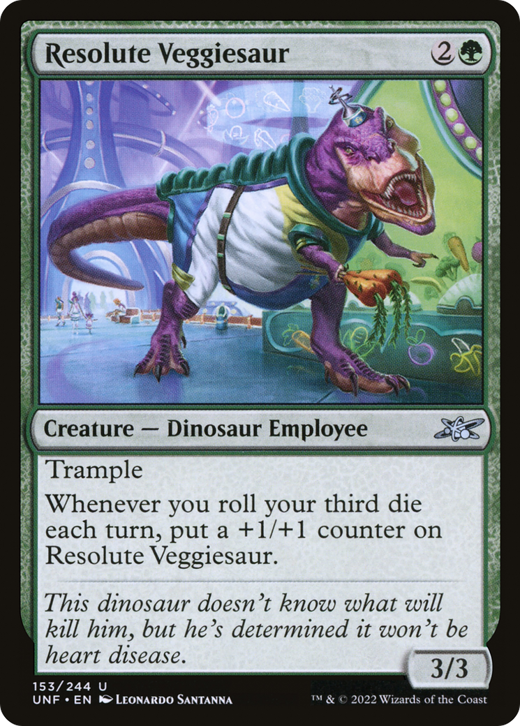 Resolute Veggiesaur (UNF-153) - [Unfinity]