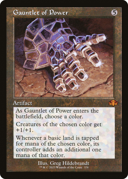 Gauntlet of Power (DMR-378) - [Dominaria Remastered] Foil