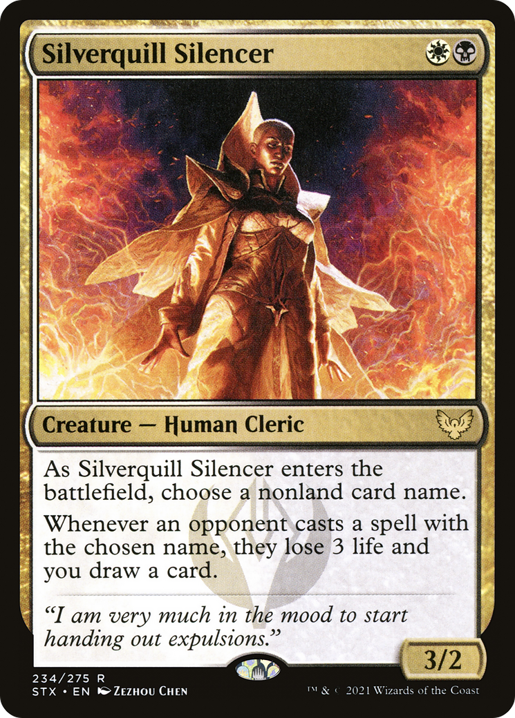 Silverquill Silencer (STX-234) - [Strixhaven: School of Mages]