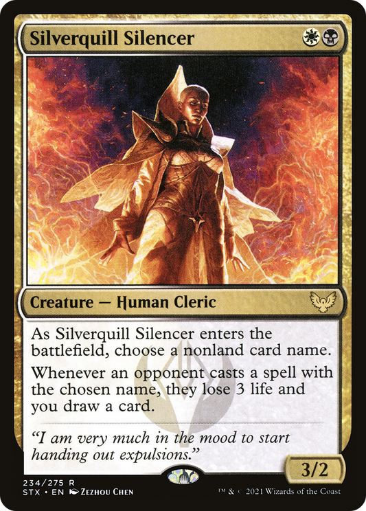 Silverquill Silencer (STX-234) - [Strixhaven: School of Mages] Foil