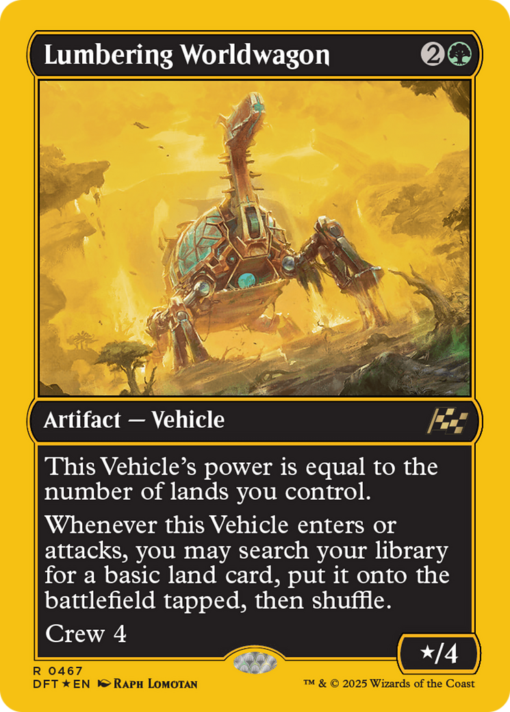 Lumbering Worldwagon (DFT-467) - [Aetherdrift] Foil