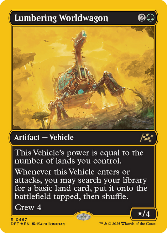 Lumbering Worldwagon (DFT-467) - [Aetherdrift] Foil