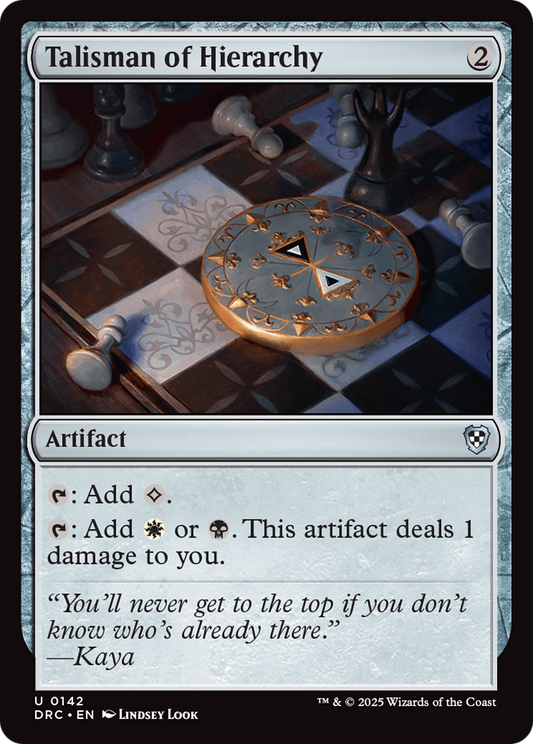 Talisman of Hierarchy (DRC-142) - [Commander: Aetherdrift]