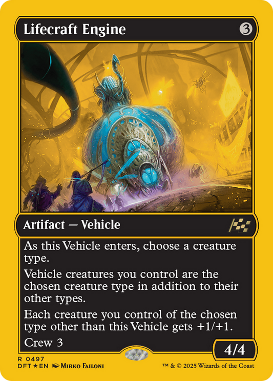 Lifecraft Engine (First-Place Foil) (DFT-497) - [Aetherdrift] Foil