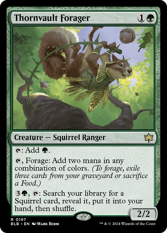Thornvault Forager (BLB-197) - [Bloomburrow] Foil