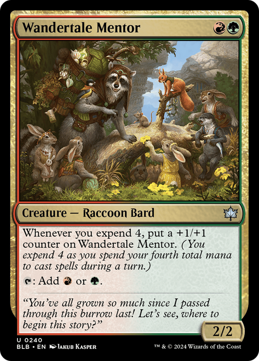 Wandertale Mentor (BLB-240) - [Bloomburrow]