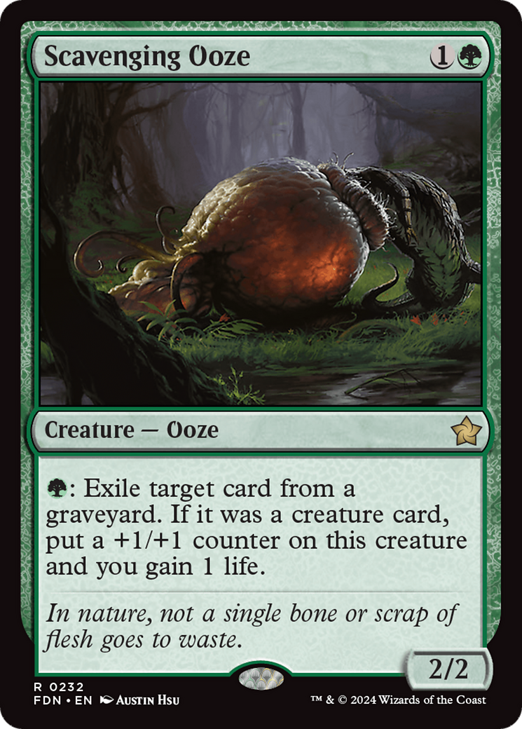 Scavenging Ooze (FDN-232) - [Foundations] Foil