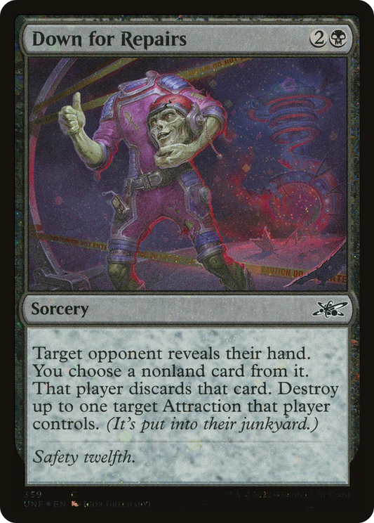 Down for Repairs (UNF-359) - [Unfinity] Foil