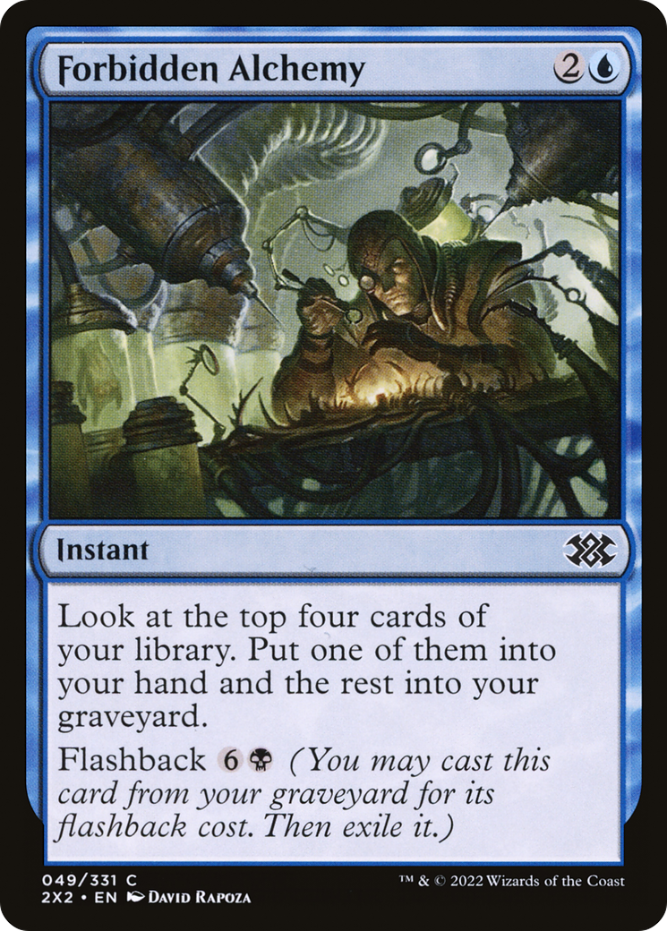 Forbidden Alchemy (2X2-049) - [Double Masters 2022] Foil