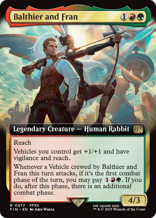 Balthier and Fran (Extended Art) (FIN-477) - [FINAL FANTASY]: (Extended Art)