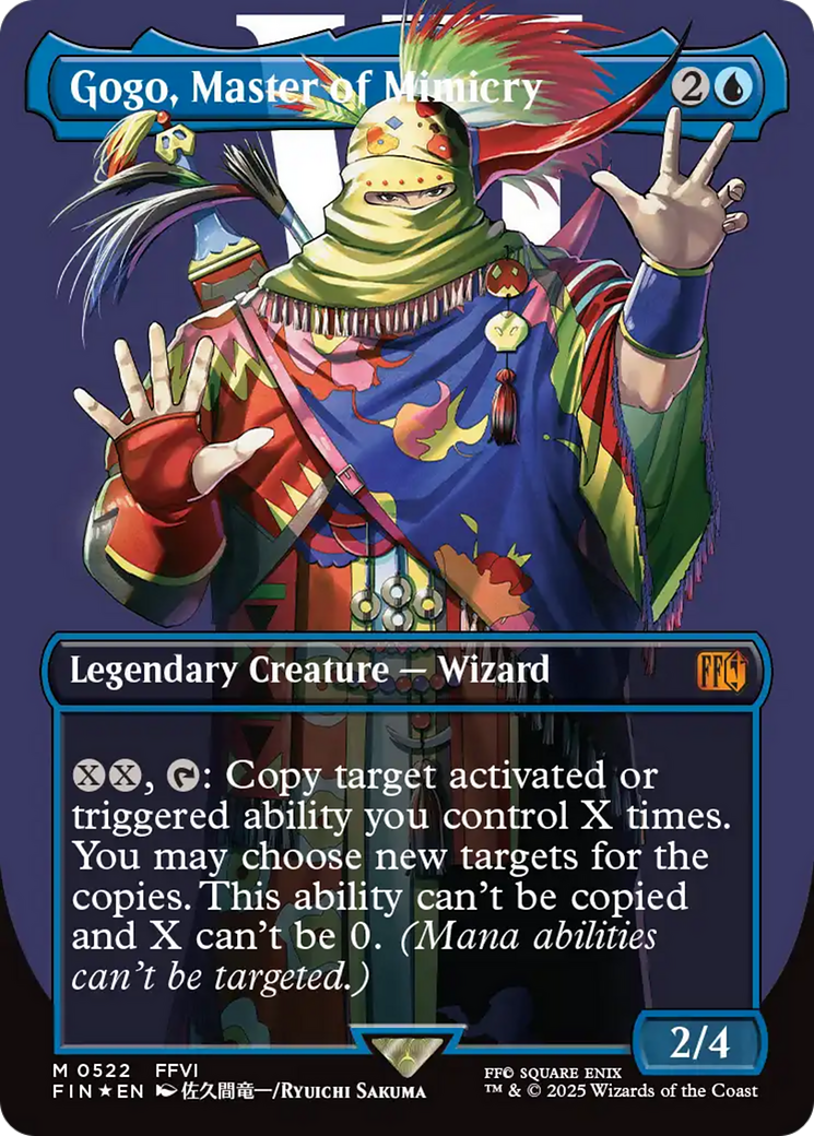 Gogo, Master of Mimicry (FIN-522) - [FINAL FANTASY] (Borderless) Foil