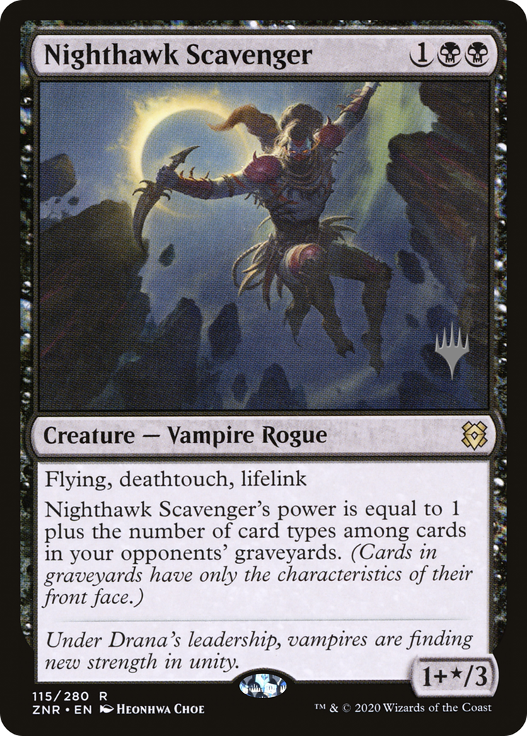Nighthawk Scavenger (PPZNR-115) - [Zendikar Rising Promos]