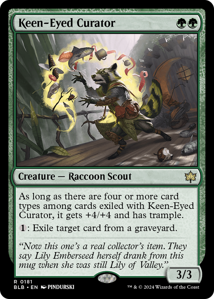 Keen-Eyed Curator (BLB-181) - [Bloomburrow]