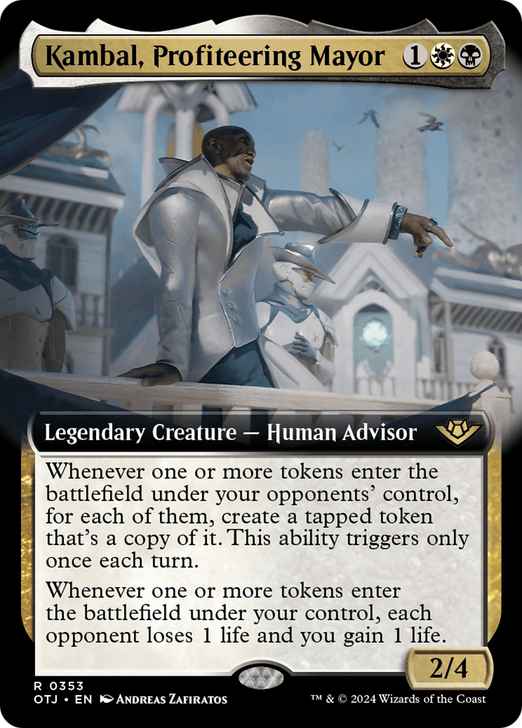 Kambal, maire profiteur (OTJ-353) - [Hors-la-loi de Thunder Junction] : (Extended Art) Foil