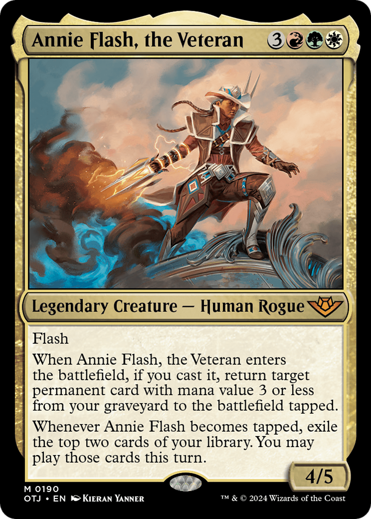 Annie Flash, the Veteran (OTJ-190) - [Outlaws of Thunder Junction] Foil