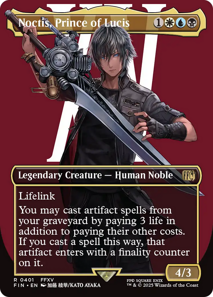 Noctis, Prince of Lucis (FIN-401) - [FINAL FANTASY] (Borderless)