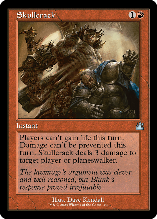 Skullcrack (RVR-341) - [Ravnica Remastered] Foil
