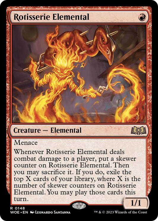 Rotisserie Elemental (WOE-148) - [Wilds of Eldraine]
