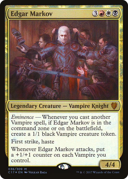 Edgar Markov (C17-036) - [Commander 2017] Foil