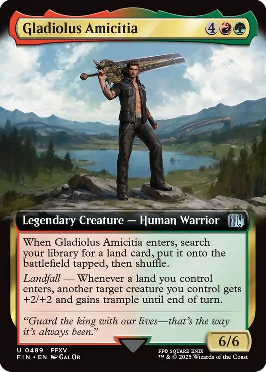 Gladiolus Amicitia (FIN-489) - [FINAL FANTASY]: (Extended Art) Foil