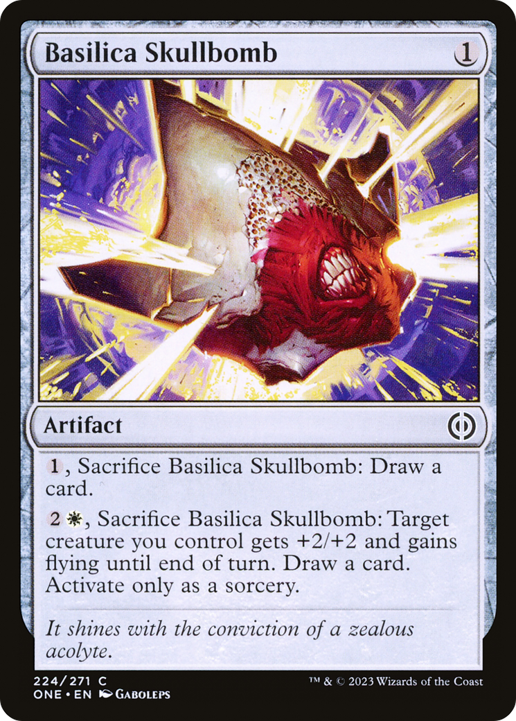 Basilica Skullbomb (ONE-224) - [Phyrexia: All Will Be One] Foil