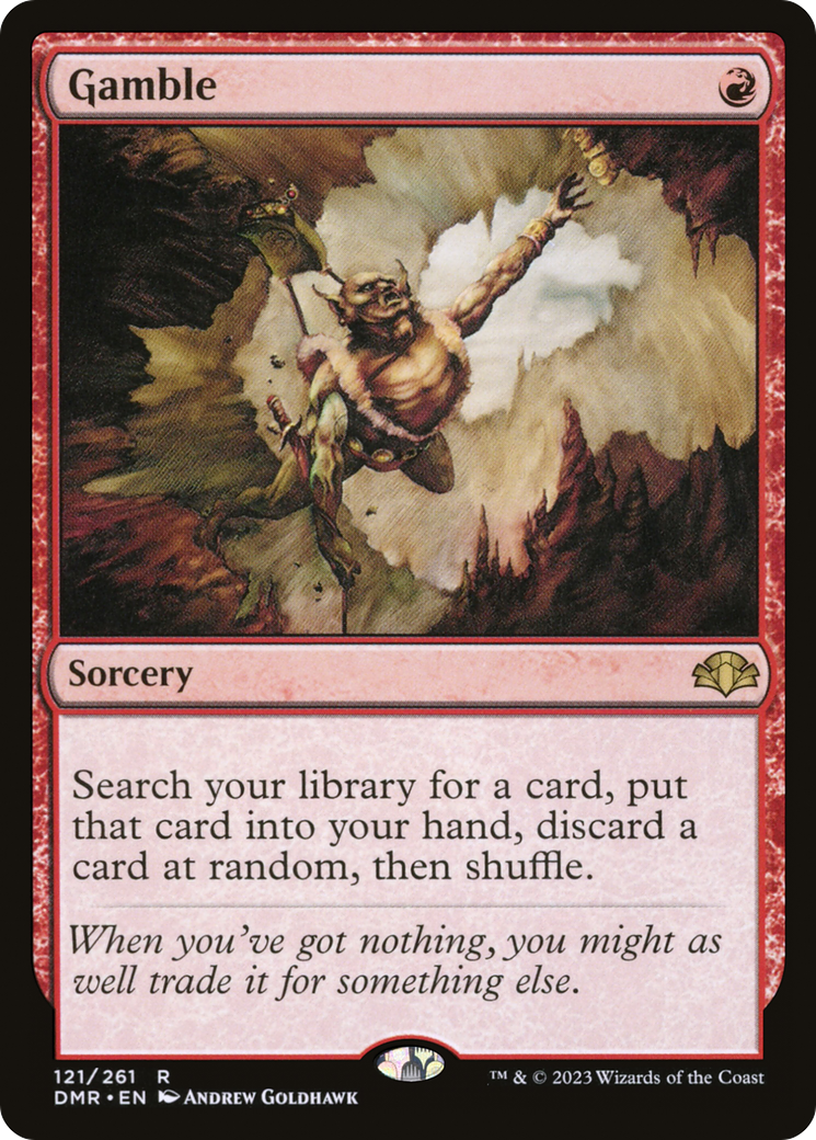 Gamble (DMR-121) - [Dominaria Remastered] Foil