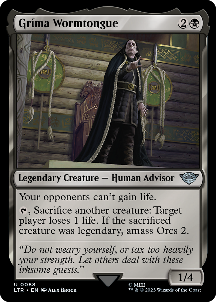 Gríma Wormtongue (LTR-088) - [The Lord of the Rings: Tales of Middle-earth] Foil