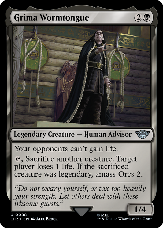 Gríma Wormtongue (LTR-088) - [The Lord of the Rings: Tales of Middle-earth] Foil