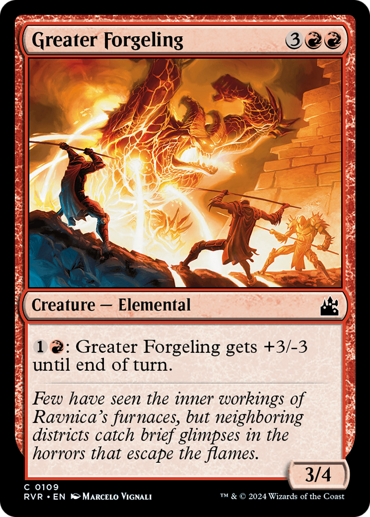Greater Forgeling (RVR-109) - [Ravnica Remastered] Foil
