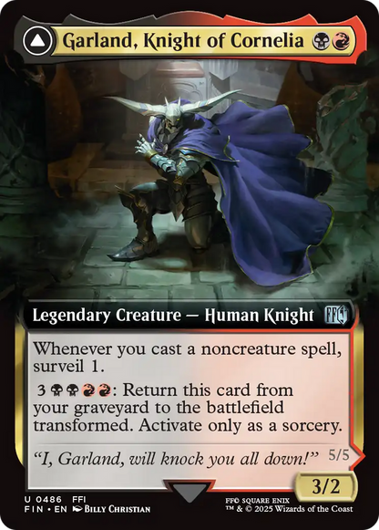 Garland, Knight of Cornelia (Extended Art) (FIN-486) - [FINAL FANTASY]: (Extended Art)