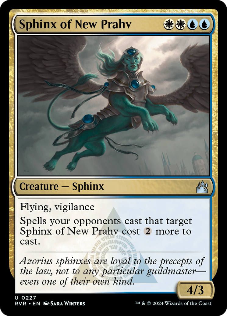 Sphinx of New Prahv (RVR-227) - [Ravnica Remastered]
