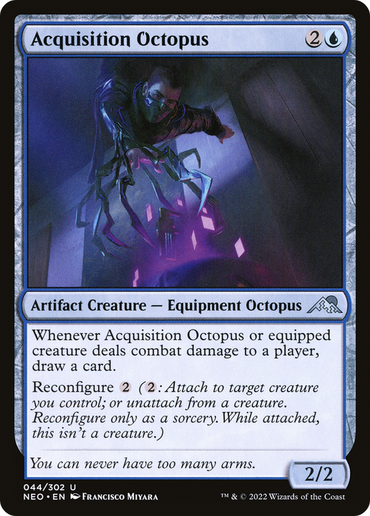 Acquisition Octopus (NEO-044) - [Kamigawa: Neon Dynasty]