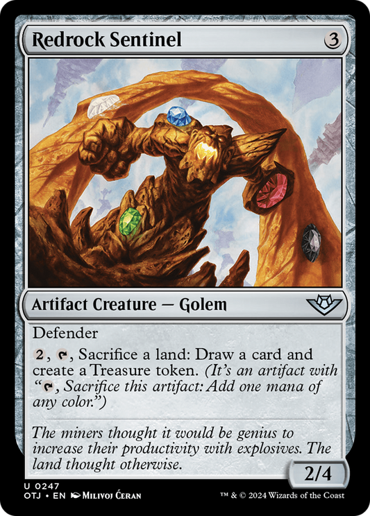 Redrock Sentinel (OTJ-247) - [Hors-la-loi de Thunder Junction] Foil 