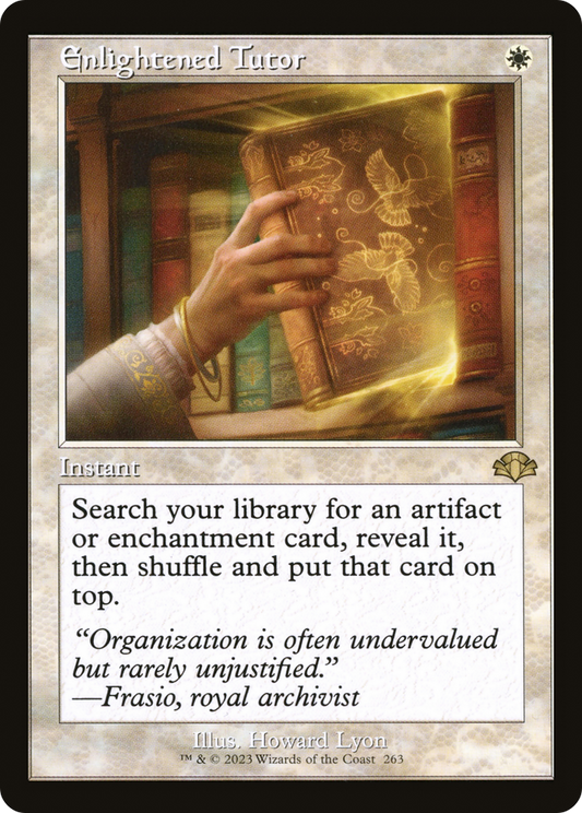Enlightened Tutor (DMR-263) - [Dominaria Remastered] Foil