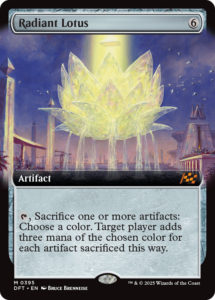 Radiant Lotus (DFT-395) - [Aetherdrift]: (Extended Art) Foil