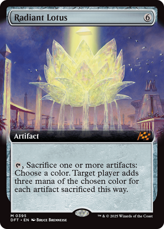 Radiant Lotus (DFT-395) - [Aetherdrift]: (Extended Art) Foil