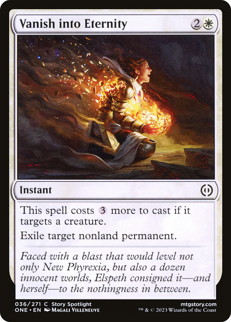 Vanish into Eternity (ONE-036) - [Phyrexia: All Will Be One] Foil