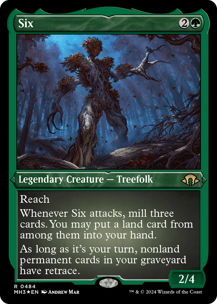 Six (MH3-484) - [Modern Horizons 3] Feuille gravée 