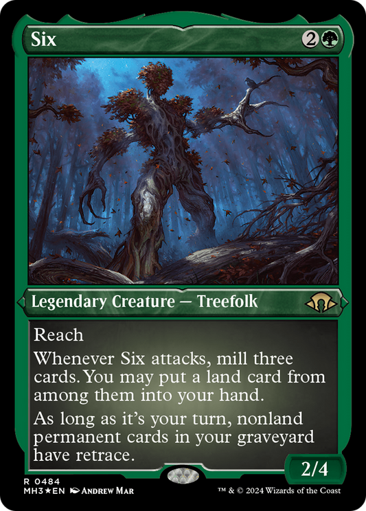 Six (MH3-484) - [Modern Horizons 3] Feuille gravée 