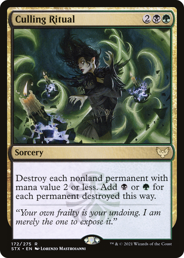 Culling Ritual (STX-172) - [Strixhaven: School of Mages] Foil