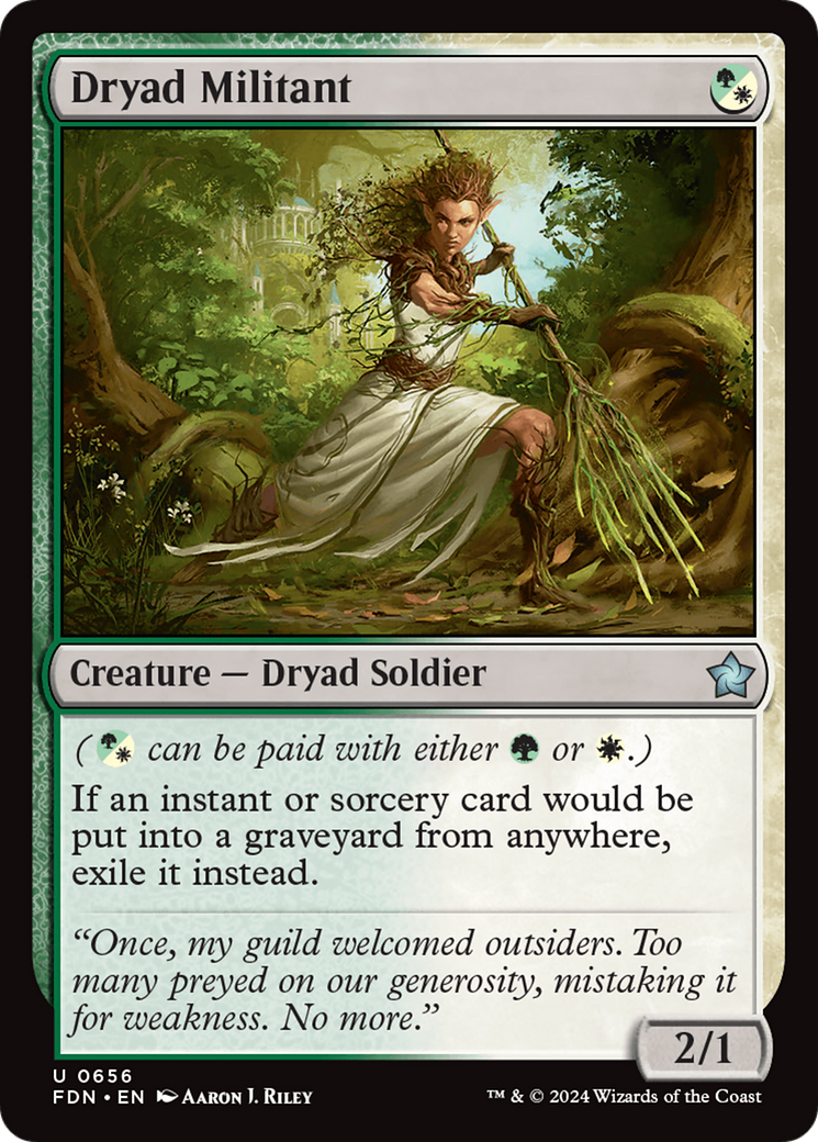 Dryad Militant (FDN-656) - [Foundations]