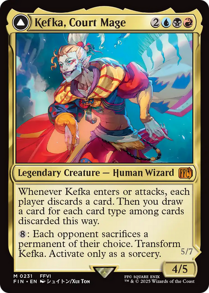 Kefka, Court Mage (FIN-231) - [FINAL FANTASY] Foil