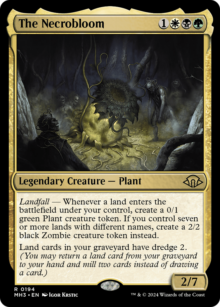 Le Nécrobloom (MH3-194) - [Modern Horizons 3] 