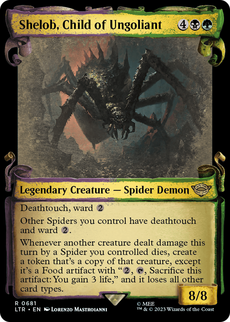 Shelob, Child of Ungoliant (LTR-681) - [The Lord of the Rings: Tales of Middle-earth]: (Showcase)