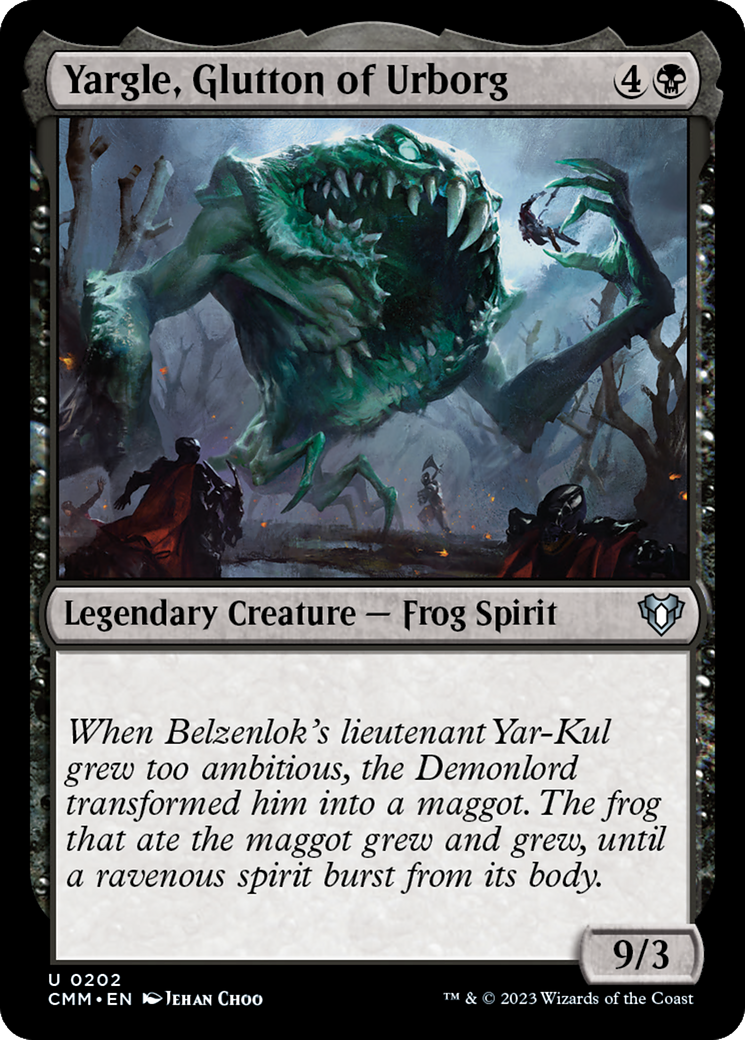 Yargle, Glutton of Urborg (CMM-202) - [Commander Masters]