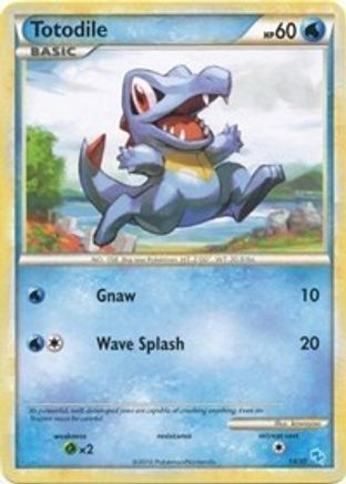 Totodile (#14) - [HGSS Trainer Kit Gyarados & Raichu]
